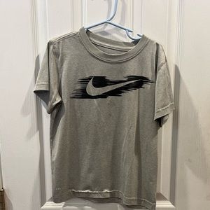 Boys Gray Nike Tee